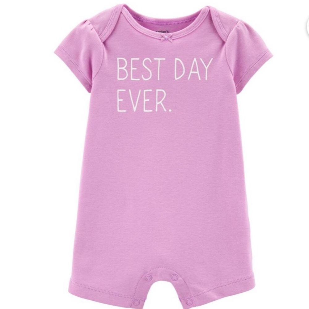 NWT Adorable Purple Carter’s Romper 🥰